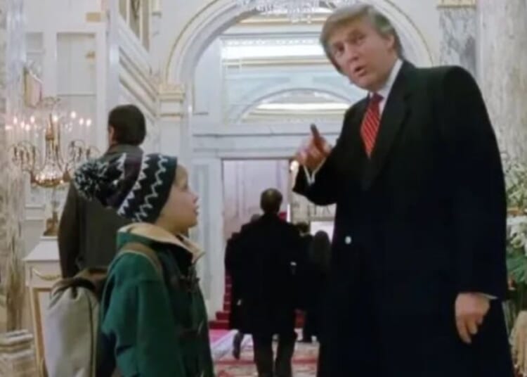 Former President Donald Trump made a cameo appearance in the 11992 film "Home Alone 2." One recent report claimed that Trump "bullied" his way into the movie, but Trump took to Truth Social on Wednesday to deny that claim.