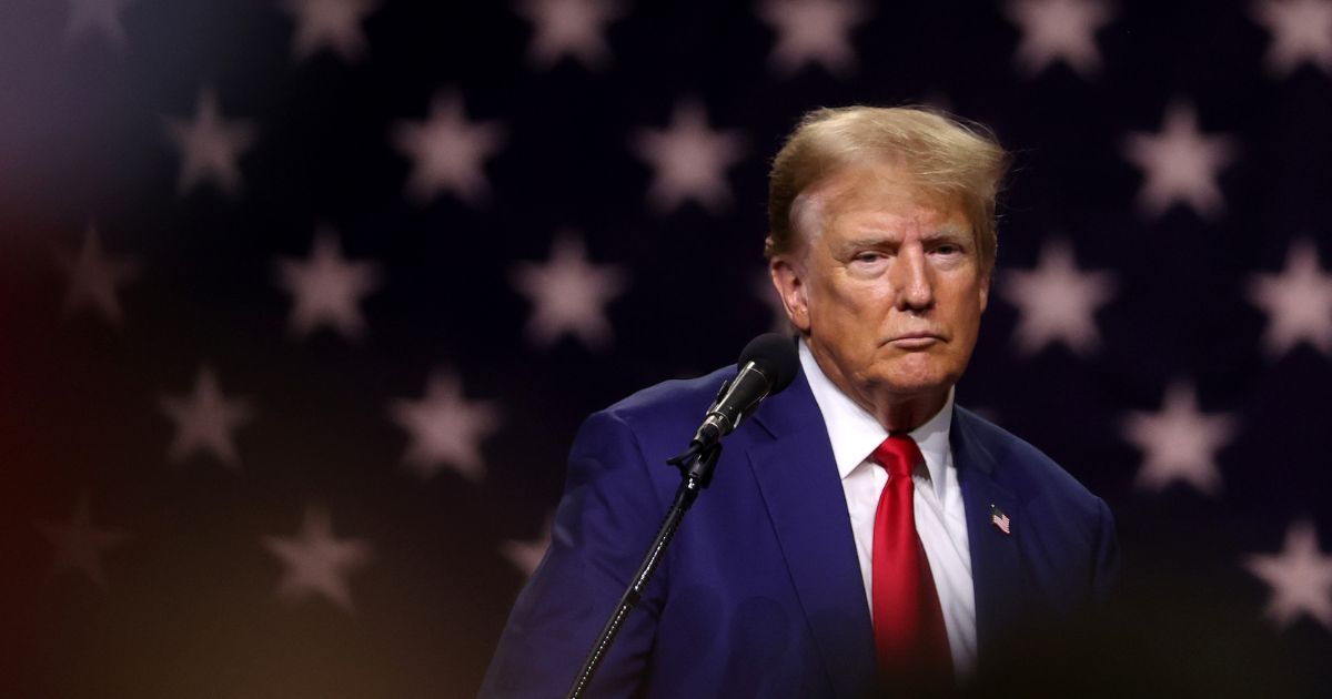 Former President Donald Trump delivers remarks during a campaign rally on Dec. 17 in Reno, Nevada.