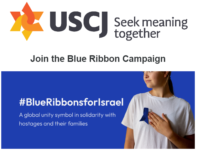 Join the Blue Ribbon Campaign | Women's League for Conservative Judaism