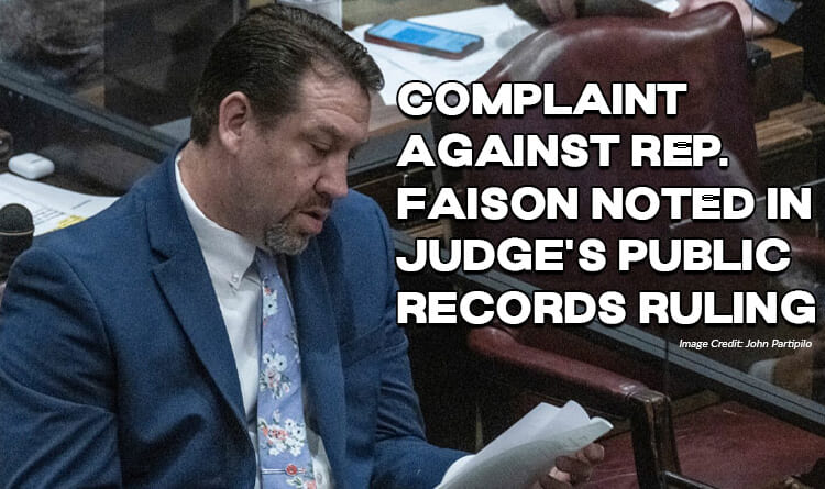 Complaint Against Rep. Faison Noted In Judge's Public Records Ruling