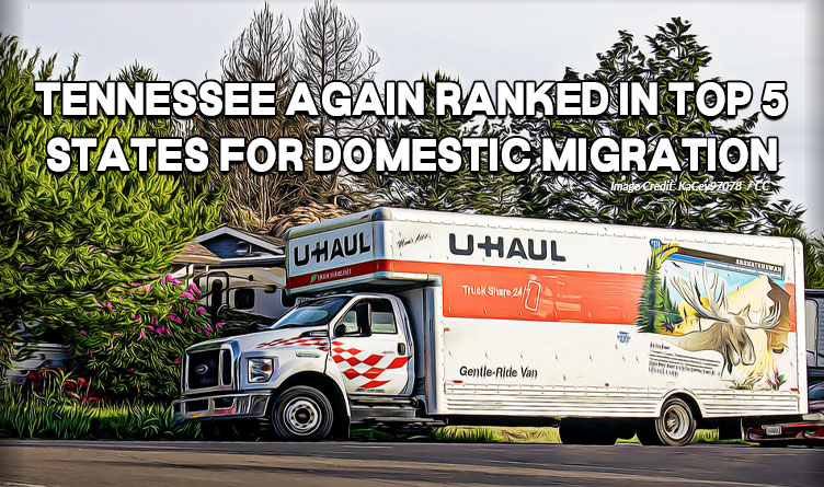 Tennessee Again Ranked In Top 5 States For Domestic Migration