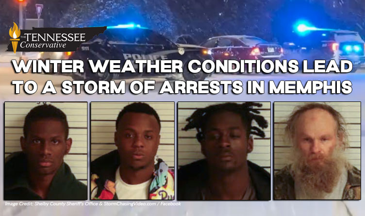 Winter Weather Conditions Lead To A Storm Of Arrests In Memphis