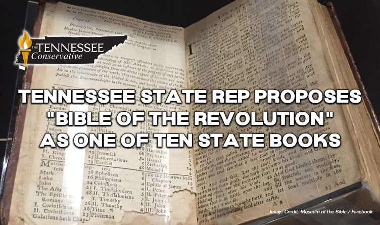 Tennessee State Rep Proposes "Bible Of The Revolution" As One Of Ten State Books