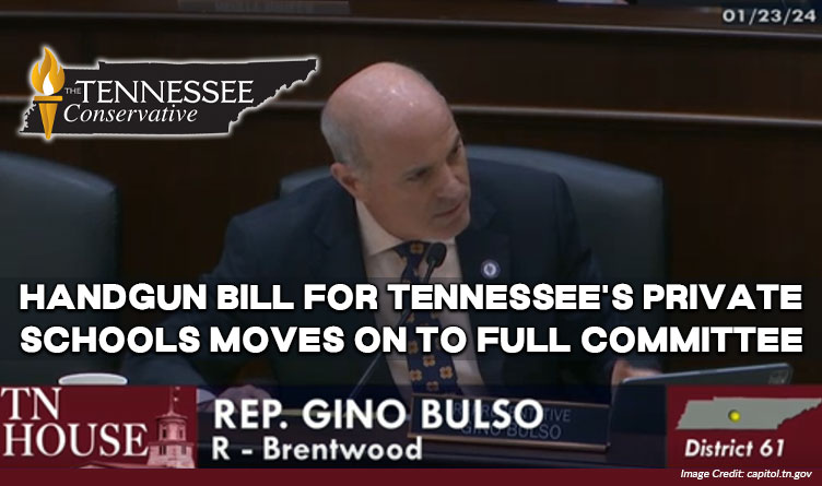 Handgun Bill For Tennessee's Private Schools Moves On To Full Committee