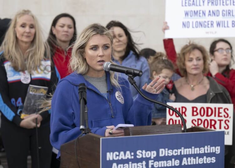 Riley Gaines Joins NCAA Convention Protest to Save Women's Sports – HotAir