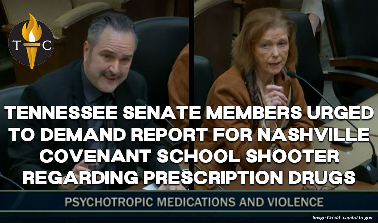 Tennessee Senate Members Urged To Demand Report For Nashville Covenant School Shooter Regarding Prescription Drugs