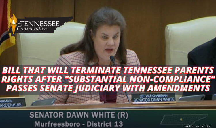 Bill That Will Terminate Tennessee Parents Rights After "Substantial Non-Compliance" Passes Senate Judiciary With Amendments