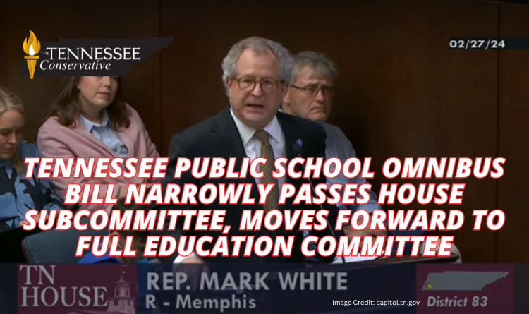 Tennessee Public School Omnibus Bill Narrowly Passes House Subcommittee, Moves Forward To Full Education Committee