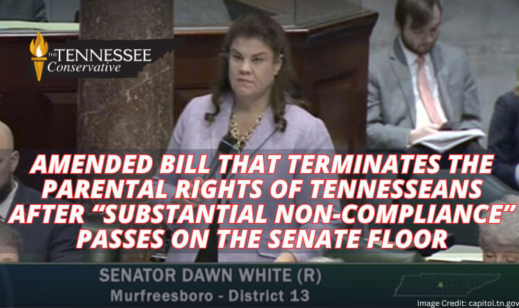 Amended Bill That Terminates The Parental Rights Of Tennesseans After “Substantial Non-Compliance” Passes On The Senate Floor