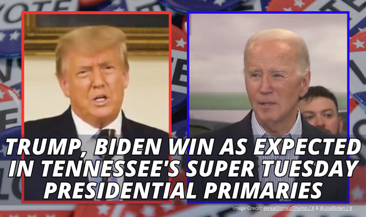 Trump, Biden Win As Expected In Tennessee's Super Tuesday Presidential Primaries