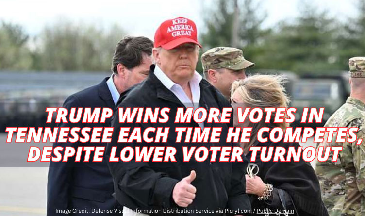 Trump Wins More Votes In Tennessee Each Time He Competes, Despite Lower Voter Turnout