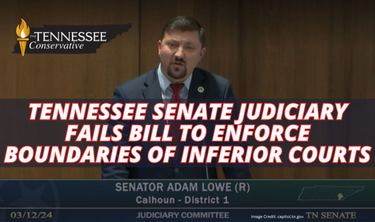 Tennessee Senate Judiciary Fails Bill To Enforce Boundaries Of Inferior Courts