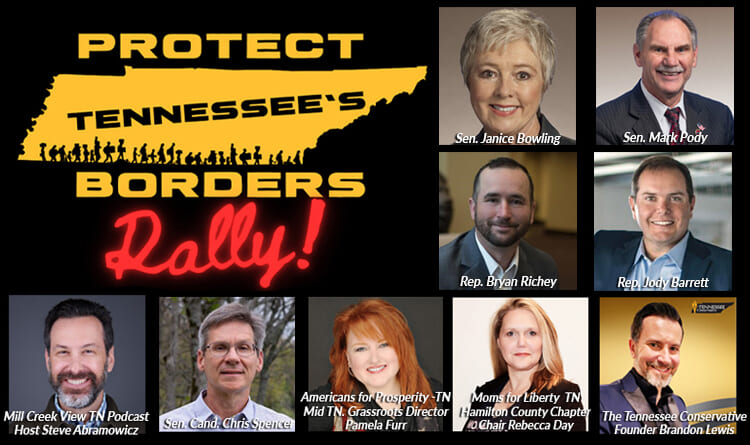 Video Footage: Protect Tennessee Border's Rally In Nashville!