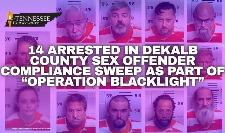 14 Arrested in DeKalb County Sex Offender Compliance Sweep As Part Of “Operation Blacklight”