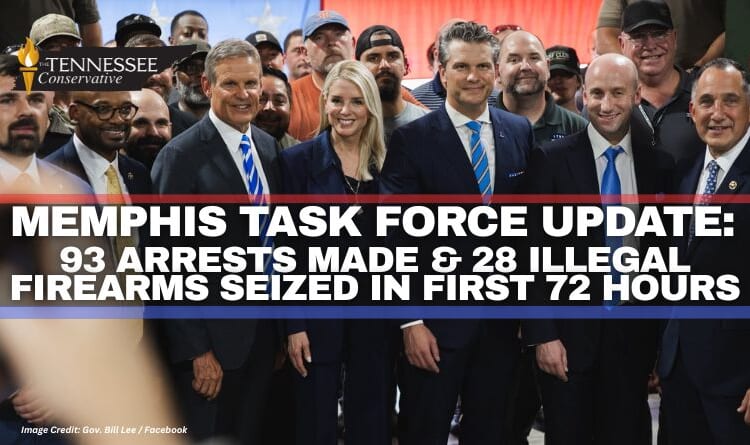 Memphis Task Force Update: 93 Arrests Made & 28 Illegal Firearms Seized In First 72 Hours