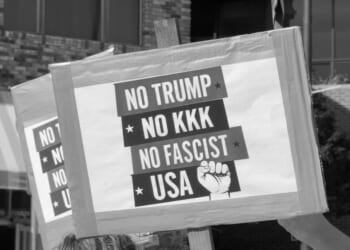 Hate and filth that the MSM airbrushed out of anti-Trump marches