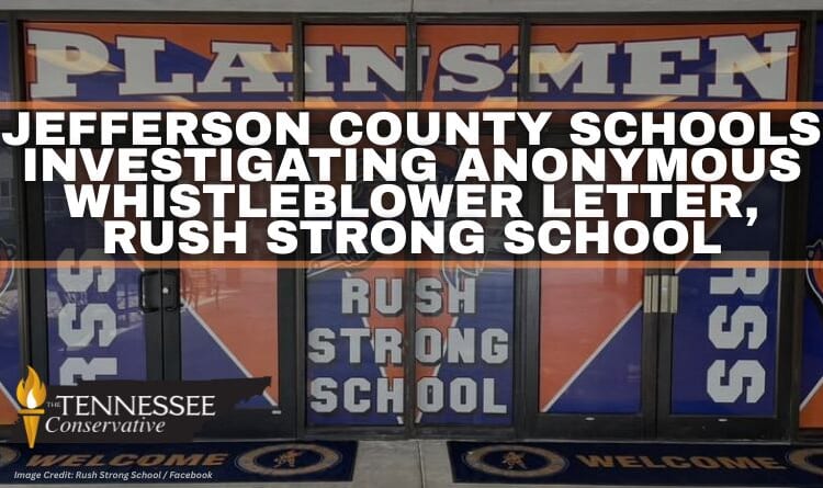 Jefferson County Schools Investigating Anonymous Whistleblower Letter, Rush Strong School