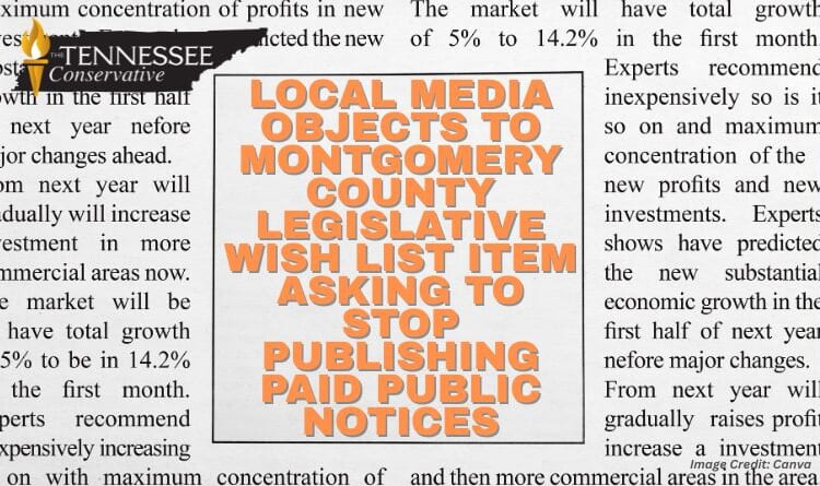Local Media Objects To Montgomery County Legislative Wish List Item Asking To Stop Publishing Paid Public Notices