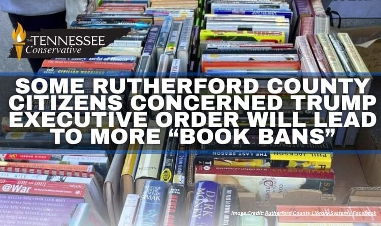 Some Rutherford County Citizens Concerned Trump Executive Order Will Lead To More “Book Bans”