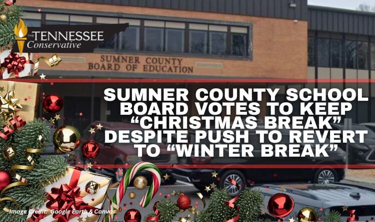 Sumner County School Board Votes To Keep “Christmas Break” Despite Push To Revert To “Winter Break”