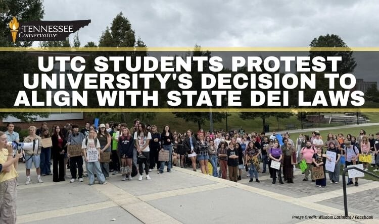 UTC Students Protest University's Decision To Align With State DEI Laws