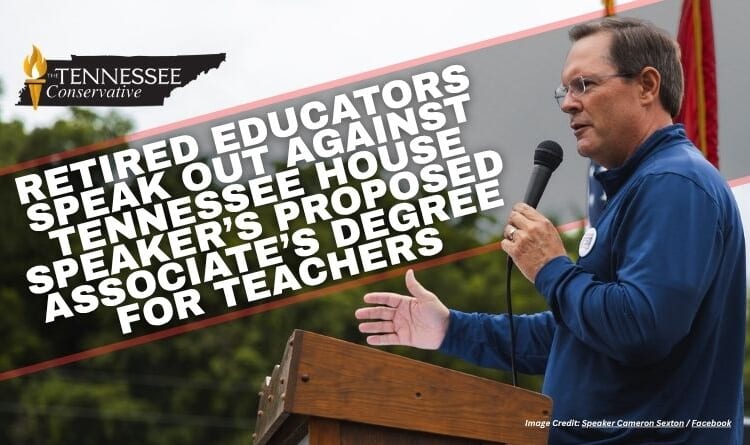 Retired Educators Speak Out Against House Speaker’s Proposed Associate’s Degree For Teachers