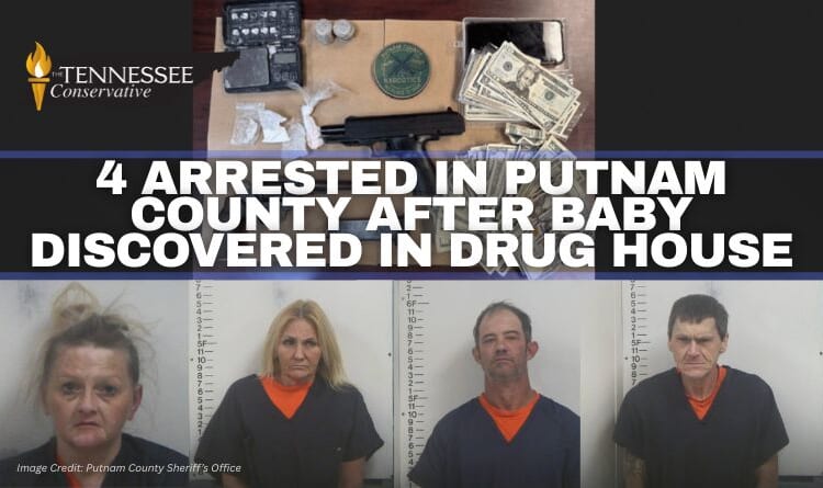 4 Arrested In Putnam County After Baby Discovered In Drug House