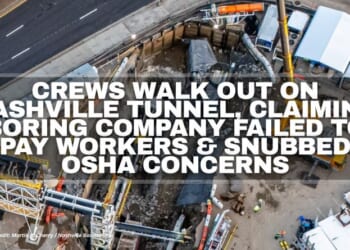 Crews Walk Out on Nashville Tunnel, Claiming Boring Company Failed to Pay Workers and Snubbed OSHA Concerns