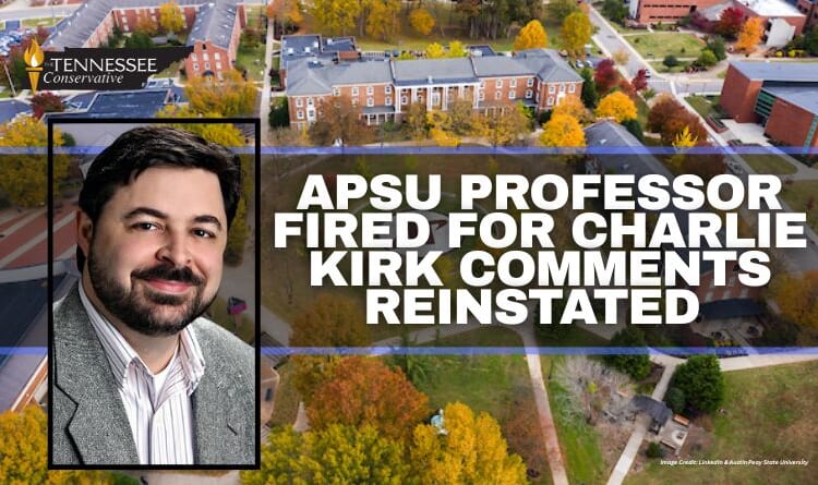 APSU Professor Fired For Charlie Kirk Comments Reinstated