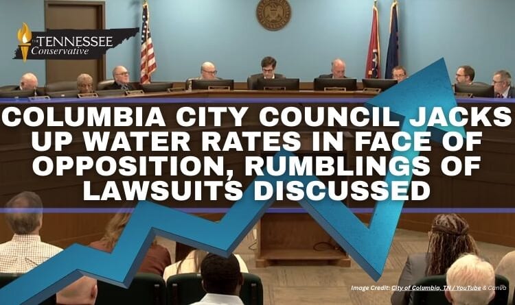 Columbia City Council Jacks Up Water Rates In Face Of Opposition, Rumblings Of Lawsuits Discussed