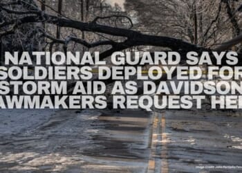 National Guard Says Soldiers Deployed For Storm Aid As Davidson Lawmakers Request Help