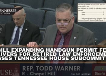 Bill Expanding Handgun Permit Fee Waivers For Retired Law Enforcement Passes Tennessee House Subcommittee