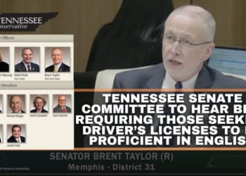 Tennessee Senate Committee To Hear Bill Requiring Those Seeking Driver’s Licenses To Be Proficient In English