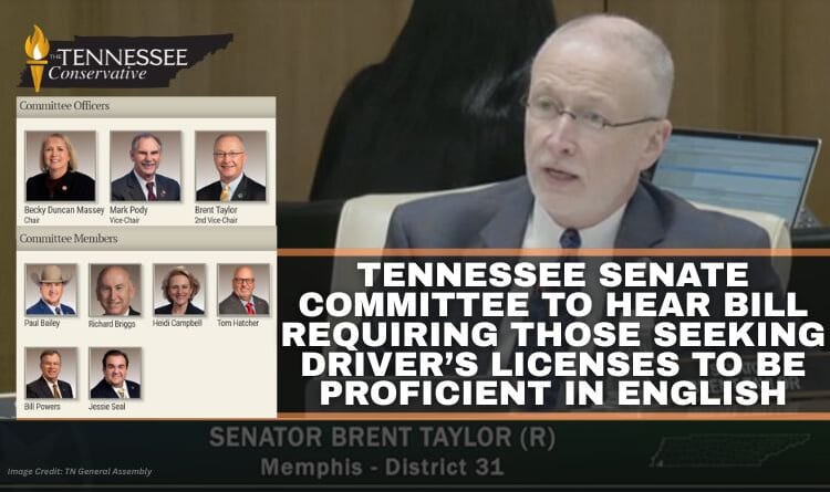 Tennessee Senate Committee To Hear Bill Requiring Those Seeking Driver’s Licenses To Be Proficient In English