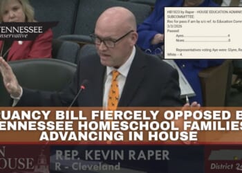 Truancy Bill Fiercely Opposed By Tennessee Homeschool Families Advancing In House