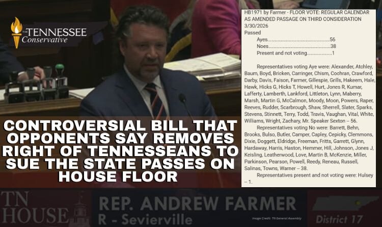 Controversial Bill That Opponents Say Removes Right Of Tennesseans To Sue The State Passes On House Floor