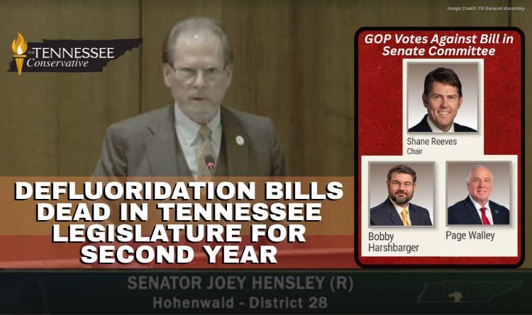 Defluoridation Bills Dead In Tennessee Legislature For 2nd Year