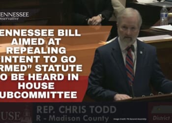 Tennessee Bill Aimed At Repealing “Intent To Go Armed” Statute To Be Heard In House Subcommittee