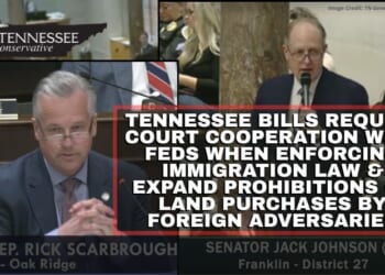 Tennessee Bills Require Court Cooperation With Feds When Enforcing Immigration Law & Expand Prohibitions Of Land Purchases By Foreign Adversaries