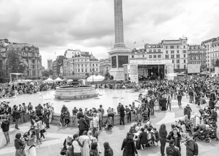 Trafalgar Square takeover - another expression of power and intimidation