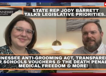 Video & Podcast: State Rep Jody Barrett Talks Legislative Priorities…Tennessee Anti-Grooming Act, Transparency for Schools Vouchers & the Death Penalty, Medical Freedom & More!