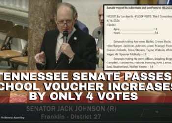 Tennessee Senate Passes School Voucher Increases By Only 4 Votes