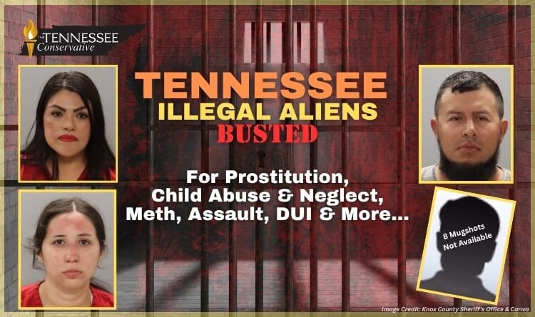 Tennessee Illegal Aliens Busted For Prostitution, Child Abuse & Neglect, Meth, Assault, DUI & More...