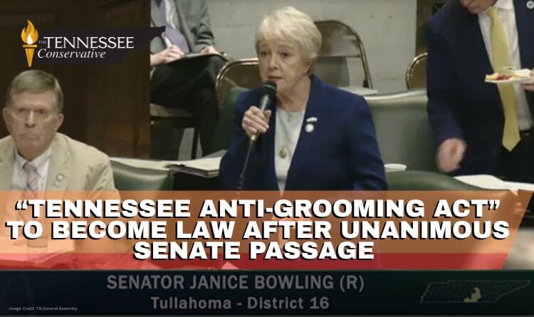 “Tennessee Anti-Grooming Act” To Become Law After Unanimous Senate Passage