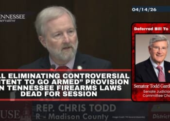 Bill Eliminating Controversial “Intent To Go Armed” Provision In Tennessee Firearms Laws Dead For Session