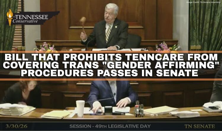 Bill That Prohibits TennCare From Covering Trans "Gender Affirming" Procedures Passes In Senate