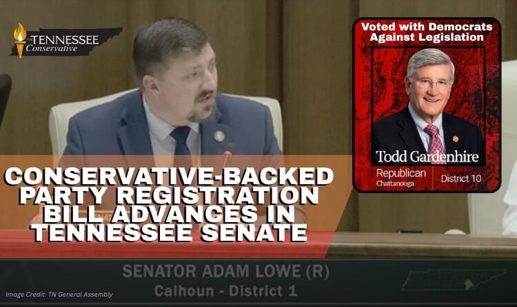 Conservative-Backed Party Registration Bill Advances In Tennessee Senate