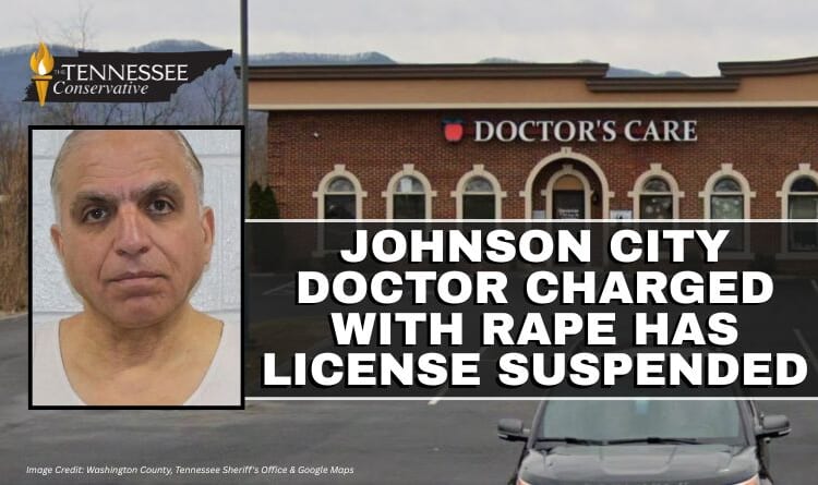 Johnson City Doctor Charged With Rape Has License Suspended