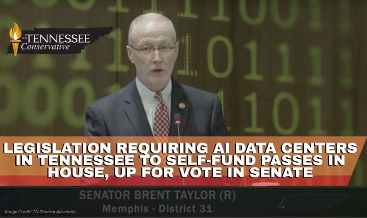 Legislation Requiring AI Data Centers In Tennessee To Self-Fund Passes In House, Up For Vote In Senate