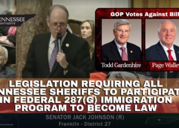 Legislation Requiring All Tennessee Sheriffs To Participate In Federal 287(g) Immigration Program To Become Law